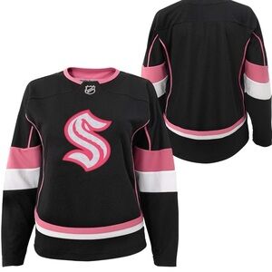 Black and Pink kraken Jersey
